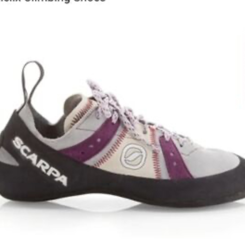 Scarpa Helix Climbing Women's Climbing Shoes - Gray and Purple